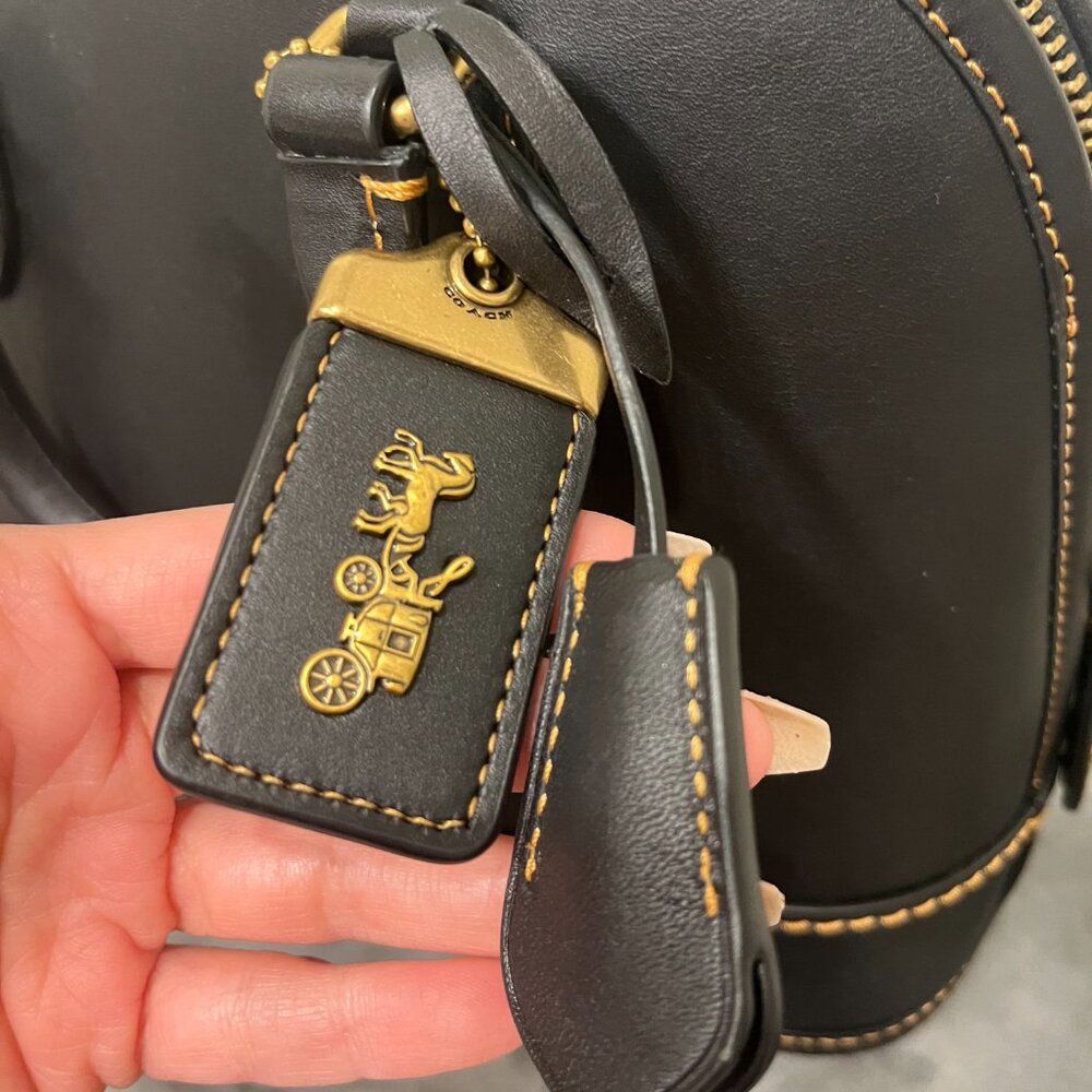 Coach Revel Bag dome‑shaped satchel made from buttery glovetanned leather - Picture 3 of 12